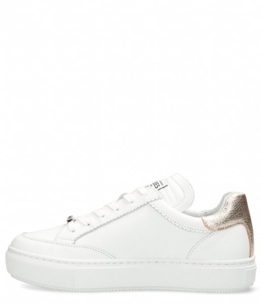 Shabbies  Sneaker Soft Nappa Leather White Silver (3022)